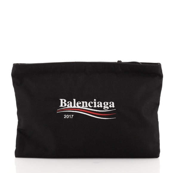 Balenciaga BB Logo Computer Laptop Document Holder Pouch Portfolio Case Clutch - Picture 1 of 5